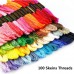 RanTu Embroidery Floss 200 Skein Rainbow Color Cotton Cross Stitch Threads for Making Friendship Bracelets String and DIY Art Craft